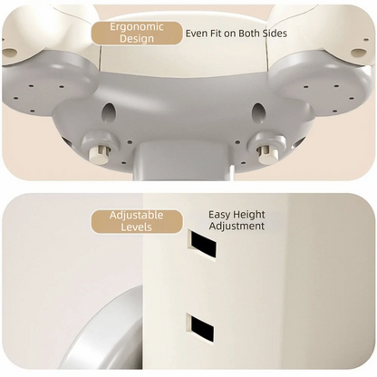 Non-Slip Baby Bath Stand Adjustable Free-Standing Baby Standing Shower Stand Safe Multifunctional Infant Bath Support