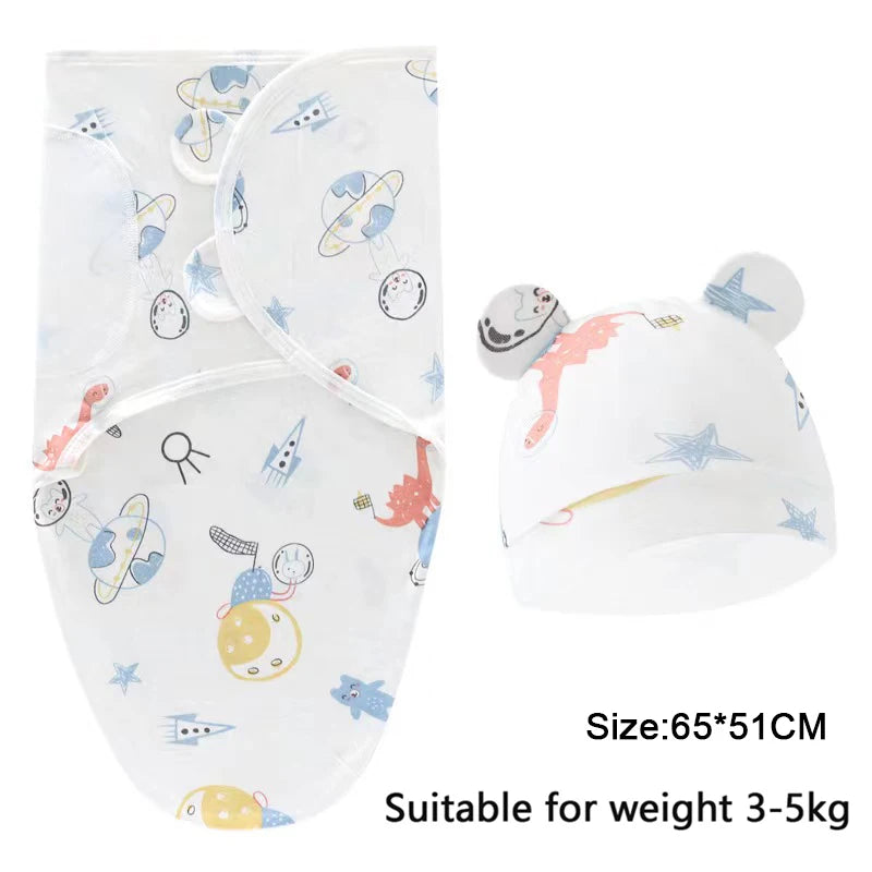  New High Elasticity Baby Surrender Style Shock-absorbing Newborn Swaddle Cloth Kick Resistant Baby Swaddles