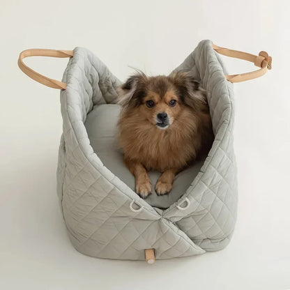 New Style Casual Fashion Luxury Pet Dog Cat Carrying Tote Bag Dog Car Carrier Booster Seat Pet Carriers