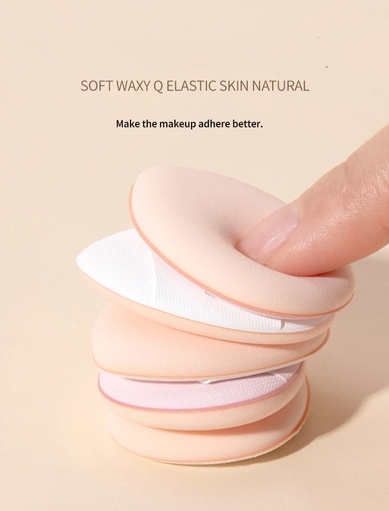 5/10Pcs Mini Finger Puff Foundation Small Air Cushion Powder Sponge Face Concealer BB Cream Cosmetic Applicator Makeup Tools