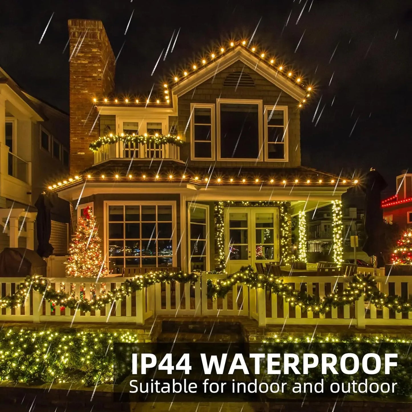 LED Firecracker String Lights EU/US DC Power Remote Control Halloween Garland Fairy Light for Wedding Party Christmas Decoration