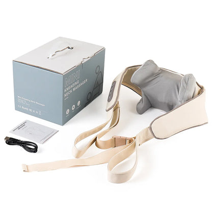 Foreverlily 26W Brushless Motor Neck And Shoulder Massager Wireless Shoulder And Back Kneading Massage Shawl Neck masajeador