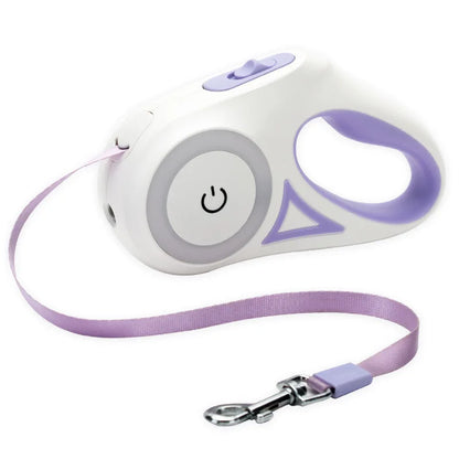Automatic Led Lights Dog Leash Traction Rope