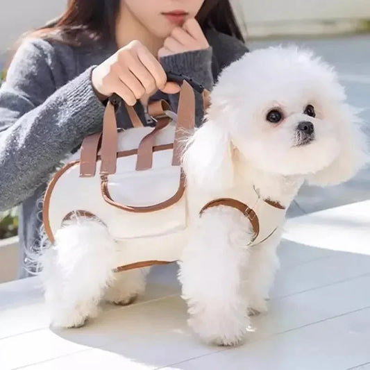 Pets Outdoor Carrying Bag Small Dogs and Medium-sized Cats with Harnesses Clip Adjustable Shoulder Handheld for Hiking Daily Use