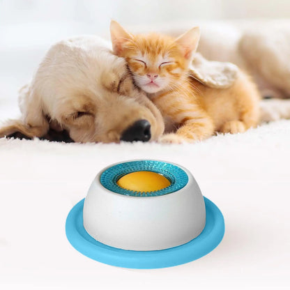 Mental Stimulation Licking Mat Slow Feeder Puzzle Toy for Dogs Cats Promotes Calmness Prevents Gulping Non Tip Design for Meals