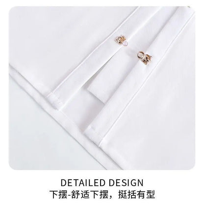 Chinese Style Standing Collar Long Sleeved Shirt for Early Spring Style with Embroidered Chinese Style Women's Clothing Inside