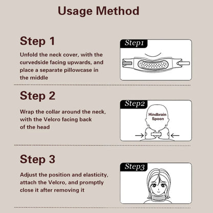 TPE Neck Brace for Neck Pain and Support Soft Neck Support Relieves Pain Pressure in Spine for Women Men