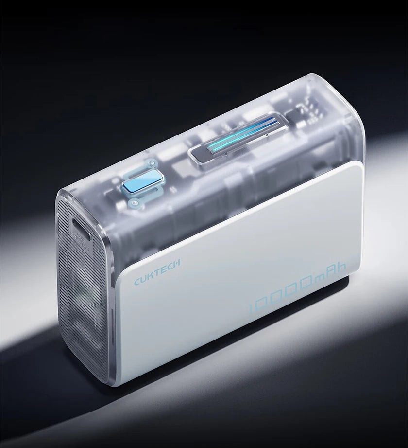 Cuktech Power Bank 10000mAh Pocket Version PB100S USB type C 30W 2-way Fast Charge Mini Powerbank for iPhone 15/14 Xiaomi Huawei