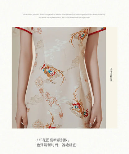 New Arrival Improved Cheongsams Chinese Style Qipao Personality Niche Design Chinese Dress ципао 치파오 Robe Soirée Femme Luxe