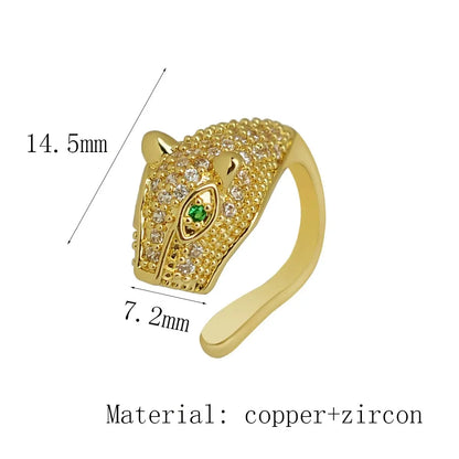1Pc Fashion Geometry Crystal CZ  Leaf Clip Earring For Women Without Piercing Punk Vintage Star Ear Cuff Wrap Adjustable Jewelry