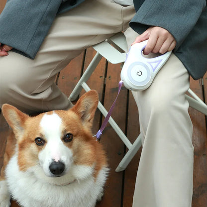 Automatic Led Lights Dog Leash Traction Rope