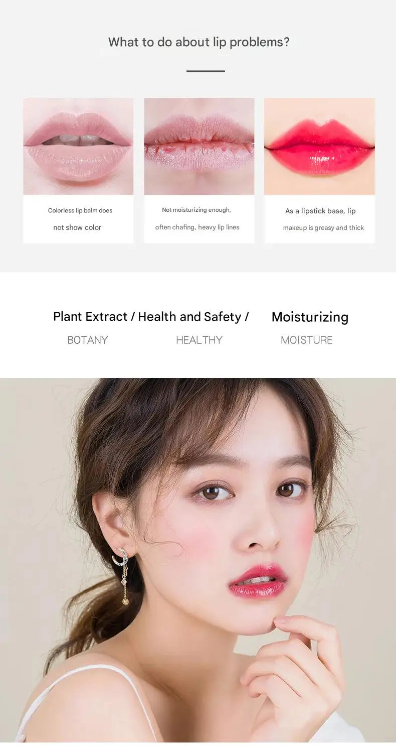 VIBELY 7 Color Mood Changing Lip Balm Natural Aloe Vera Long Lasting Moisturizing Lipstick for Women Color-Shifting Makeup