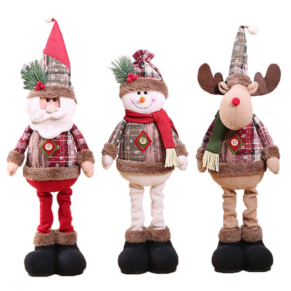 Telescopic Christmas Doll Merry Christmas Decorations For Home 2025 Christmas Ornament Xmas Navidad Noel Gifts New Year 2026