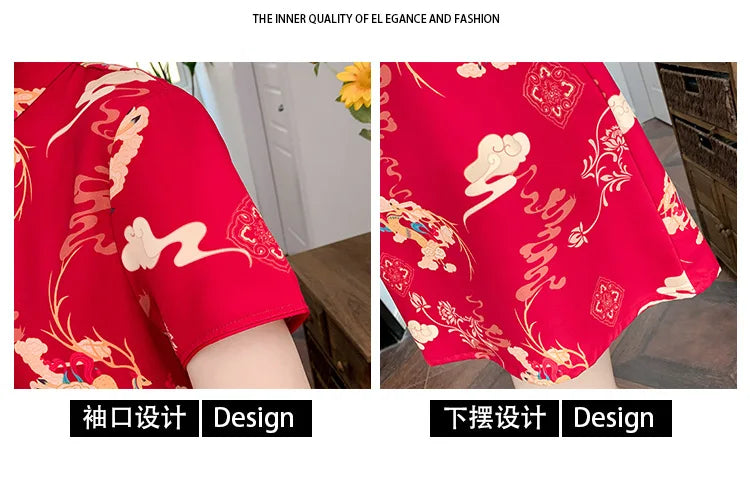 Chinese Traditional Dress Qipao for Women Fashion Vintage Lace Cheongsam Vestidos Autumn Sexy Elegant Party Wedding Clothing