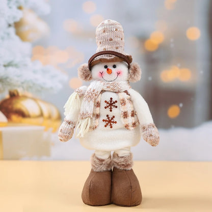 Telescopic Christmas Doll Merry Christmas Decorations For Home 2025 Christmas Ornament Xmas Navidad Noel Gifts New Year 2026