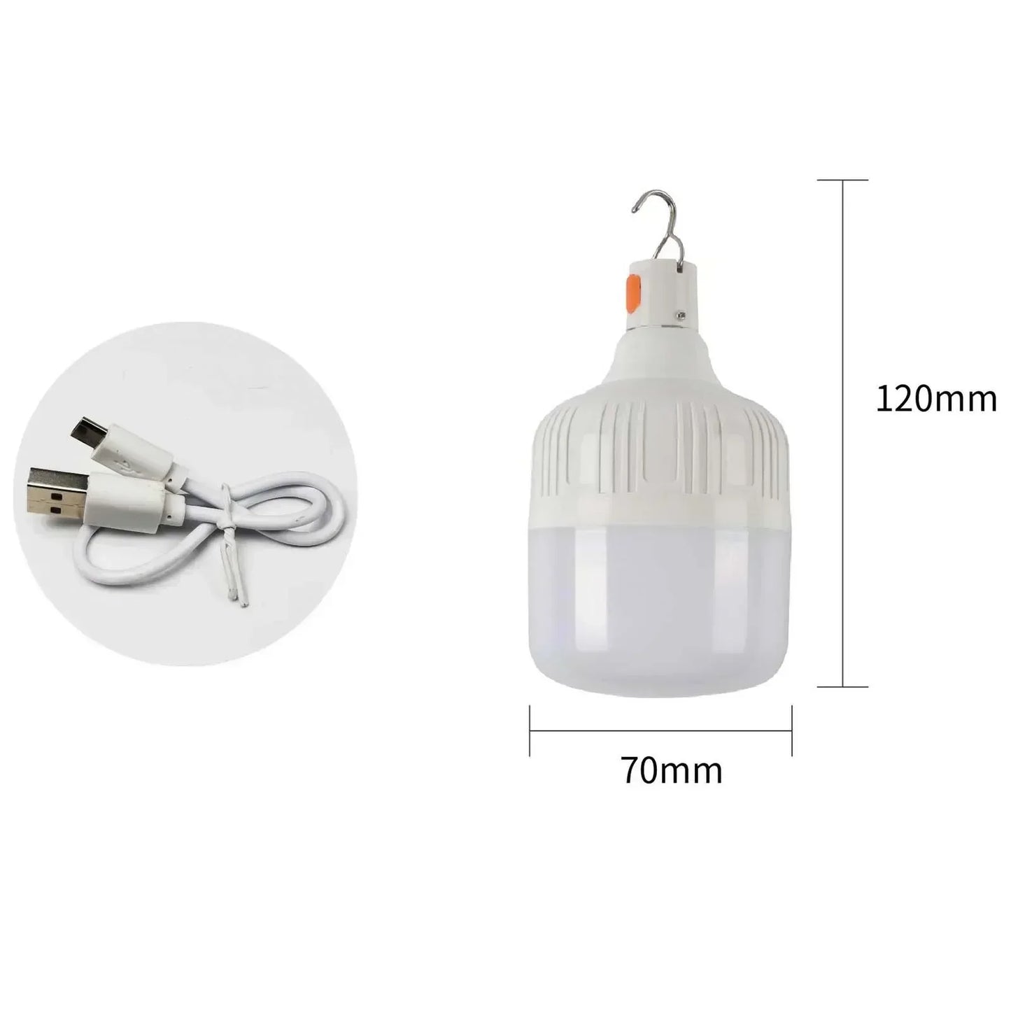 Outdoor USB Rechargeable LED Light Bulb