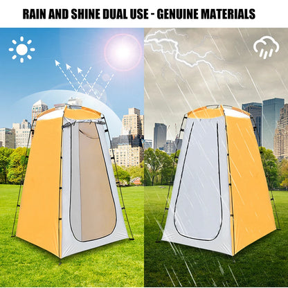 Outdoor Camping Shower Bath Tent Folding UV Protection Portable Privacy Tent