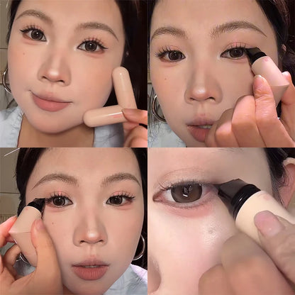 Lazy Integrated Eyeliner Stamp Symmetric Precise Outline Seal Lasting Waterproof Liquid Eye Liner Pen Extended Eye Tail Makeup