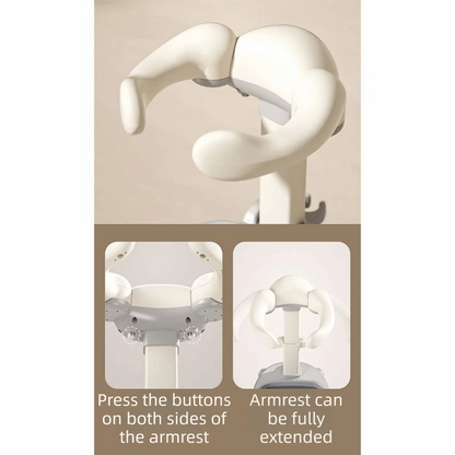 Non-Slip Baby Bath Stand Adjustable Free-Standing Baby Standing Shower Stand Safe Multifunctional Infant Bath Support