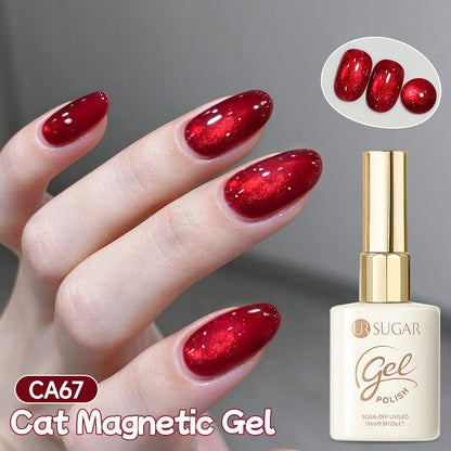 UR SUGAR 15ml Cat Magnetic Gel Nail Polish 30 Colors Semi Permanent Magnetic Gel UV/LED Soak Off Painting Vanrish Design