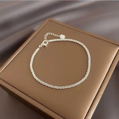 Korean Sparkling Starry Zircon Pendant Necklace For Women Jewelry 2026 Trending New Fashion Women's Silver Color Necklaces
