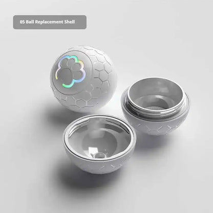Smart Dog Interactive Toy Ball Electronic Pet Toy Ball USB Automatic Bouncing Rolling Toy Ball With RGB Lights Puppy Cat Product
