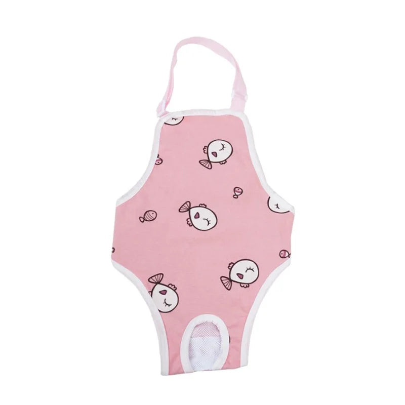 Reusable Female Pet Panties for Small Dogs Physiological Pant with Straps Poodle Schnauzer Underwear Safety Trousers Cat Shorts