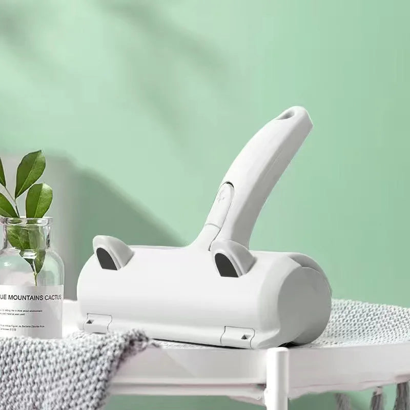 Cat Hair Removal Brush Large Pet Fluff Roller Portable Washable Cat Dog Lint Furniture Sofa Cleaning Tool Reusable Self-cleaning