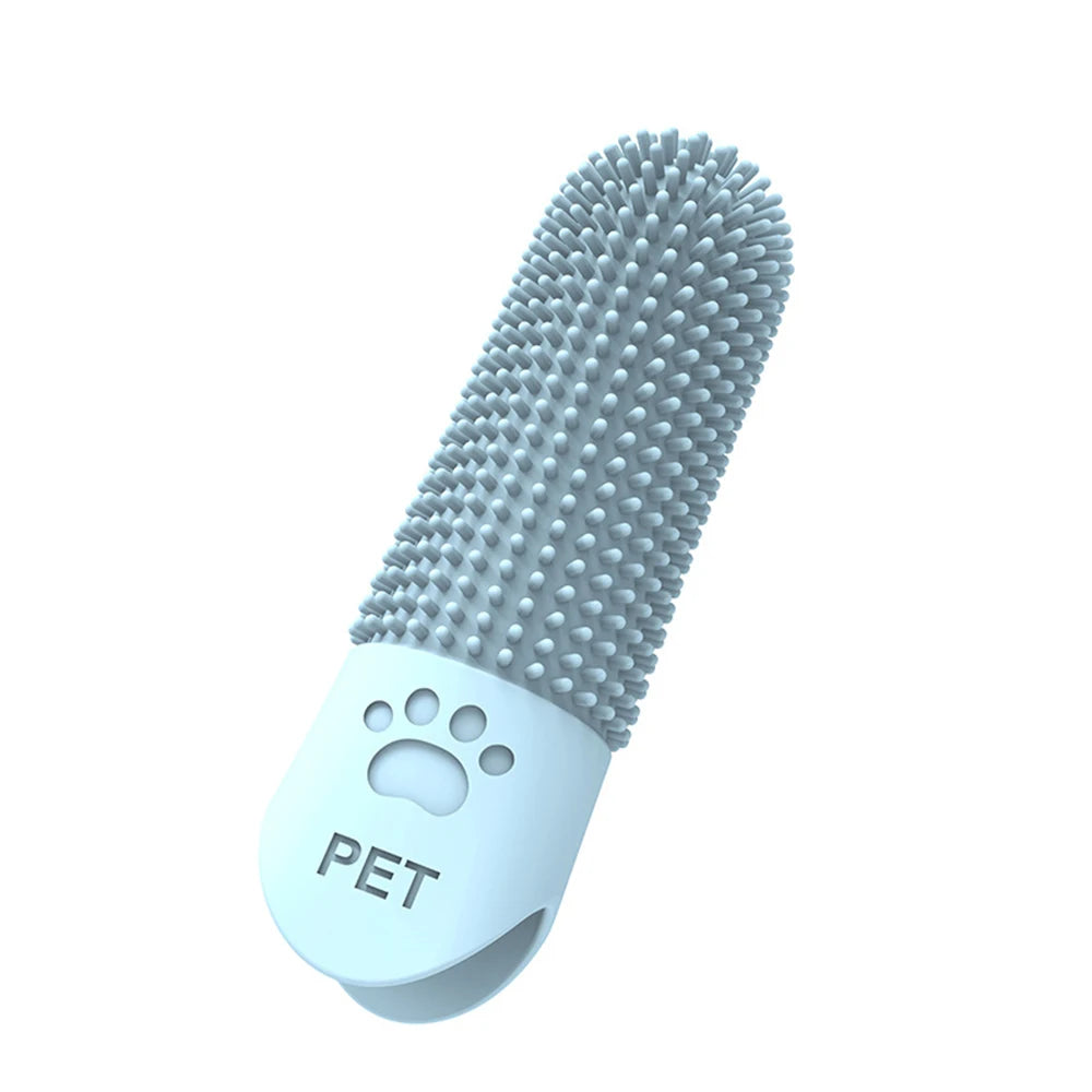 Pet Silicone Fingertips Toothbrush