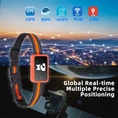 4G GPS Tracker for Dogs and Cats Waterproof Pet Locator with Health Monitor and Step Counter free card