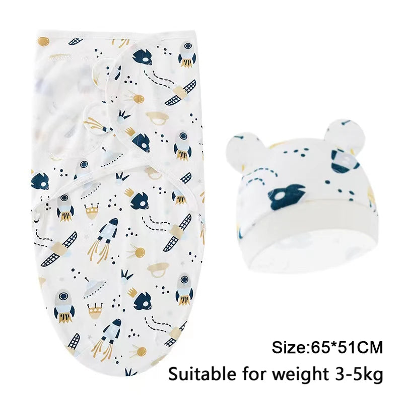  New High Elasticity Baby Surrender Style Shock-absorbing Newborn Swaddle Cloth Kick Resistant Baby Swaddles