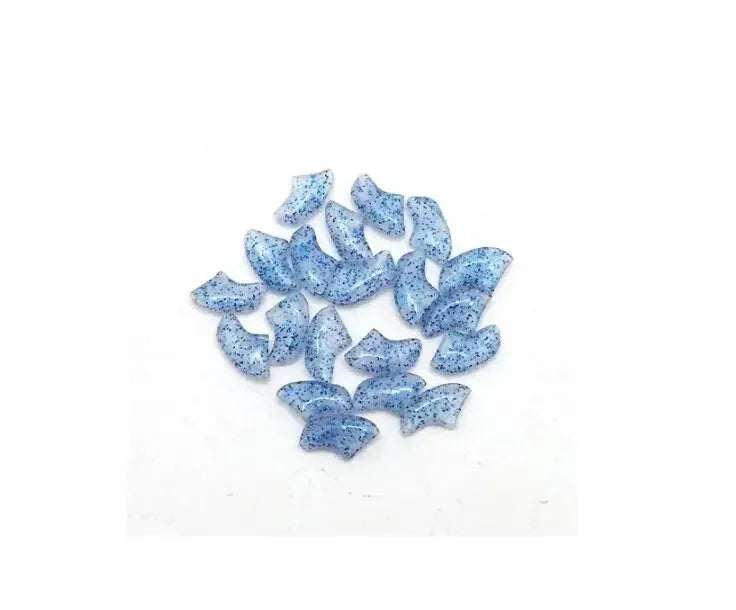 Lovely 20pcs Silicone Soft Cat Nail Caps Cat Nail Covers Pet Claw Paws Caps Adhesive Glue Animal Protection