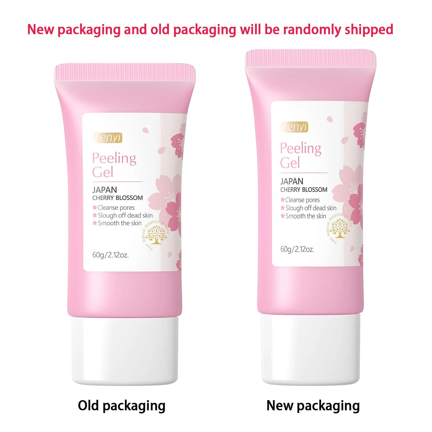 Sakura Face Deep Cleaning Exfoliating Gel Skin Care Whitening Moisturizer Repair Facial Scrub Skin Care 60g
