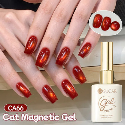 UR SUGAR 15ml Cat Magnetic Gel Nail Polish 30 Colors Semi Permanent Magnetic Gel UV/LED Soak Off Painting Vanrish Design