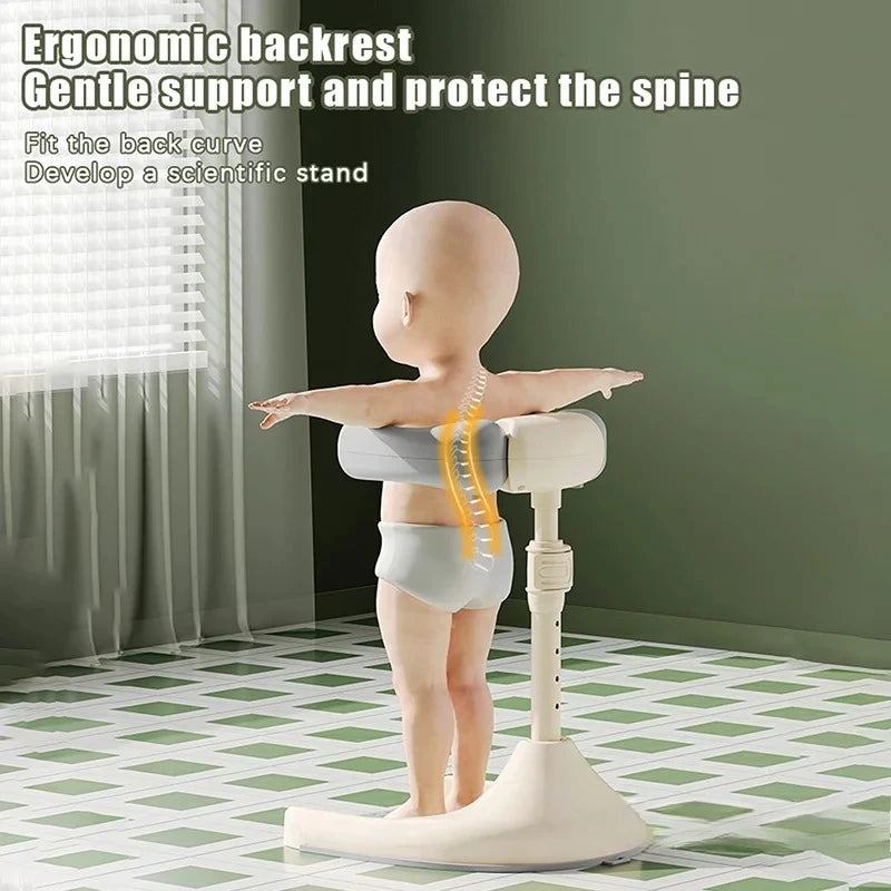 Adjustable Baby Shower Rack - Foldable Anti-Slip Bath Caddy for Infants, Secure Bathtub Organizer with Drainage Holes