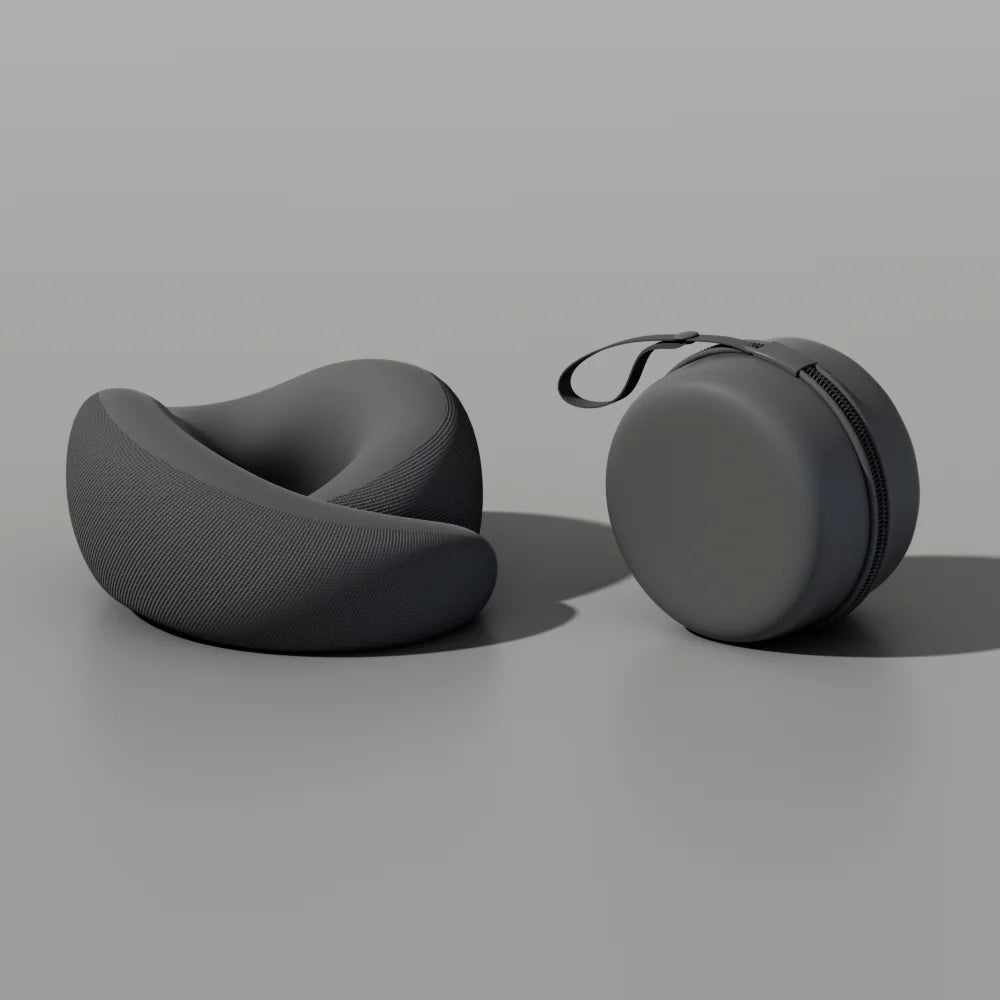 Memory Foam Neck Pillow Neck Support Pillow With Head Cushion Support Camping Neck Protect Soft Memory Foam Head Support