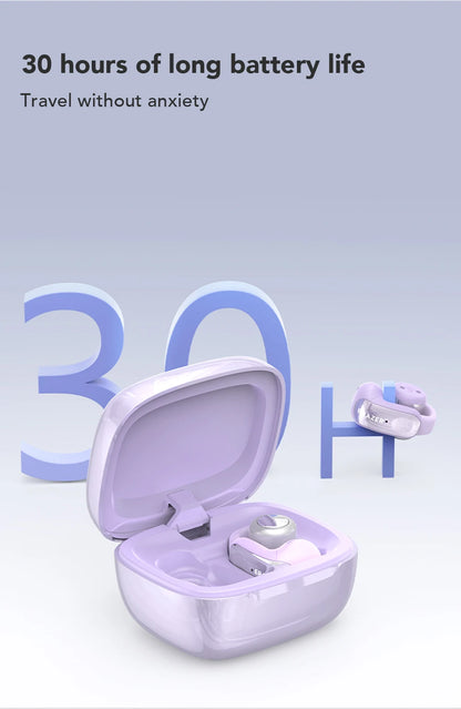 Translator ERAZER XF28 Bluetooth V6.0 Open-ear True Wireless EarbudsTranslation Earphones Office Travel,ASMR Headset APP