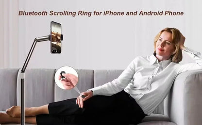 Remote Control Is Suitable for iPhone iPad Bluetooth Page Turning Ring Roller Both Camera Remote Control Function Compatible