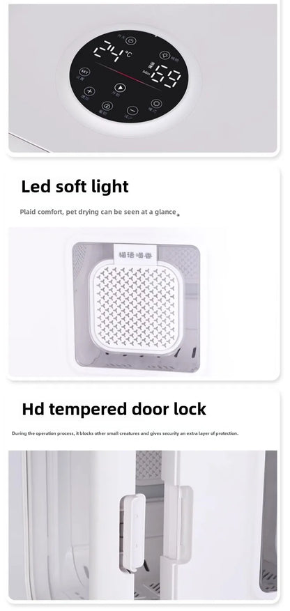 Smart Pet Dryer Cat Automatic Dryer Box Grooming Products Supplies Automatic Temperature Control Beauty Equipment Accessories