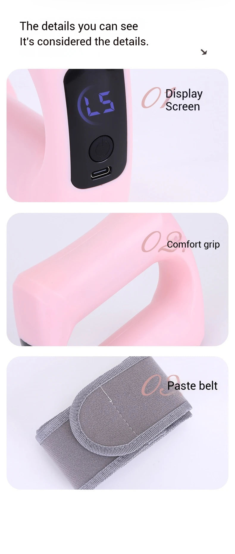 Fascia Ring Vibration Slimming Machine for Slimming Belly & Legs, Muscle Massager, Multi-functional Mini Fascia Gun for Wome