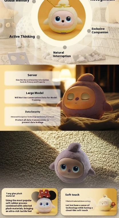 loviPeer Artificial Intelligence AI Bean Bag Deepseek Desktop Robot Conversation Chat Companion Plush Toy