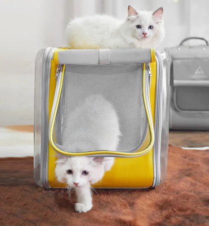 Pet Out Cat Dog Portable Backpack High-capacity Space Capsule Dogs Portable Travel Shoulder Bag Carriers Ventilate Accessories