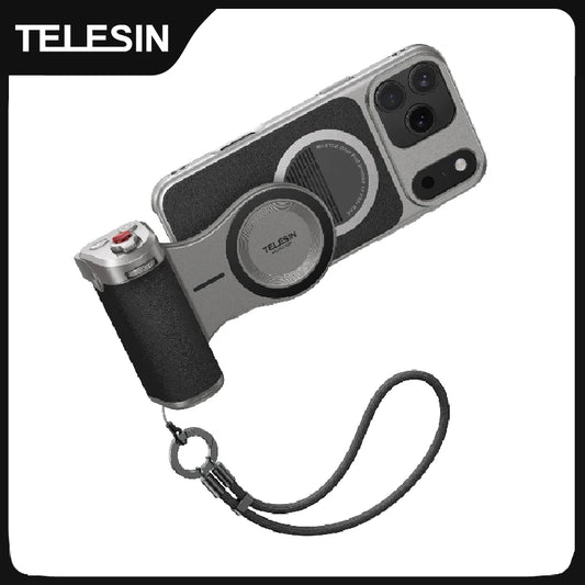 TELESIN Magnetic Master Grip Kit for iPhone 17 Pro ProMax Phone Camera Grip Standard Kit Graphene Cooling Case Handle Holder