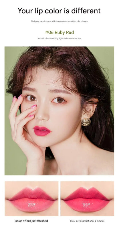 VIBELY 7 Color Mood Changing Lip Balm Natural Aloe Vera Long Lasting Moisturizing Lipstick for Women Color-Shifting Makeup