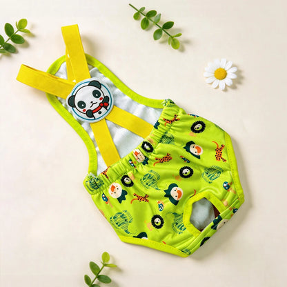 Cartoon Print Female Dog Shorts Puppy Physiological Pants Diaper Pet Underwear Briefs For Small Medium Girl Dogs Schnauzer