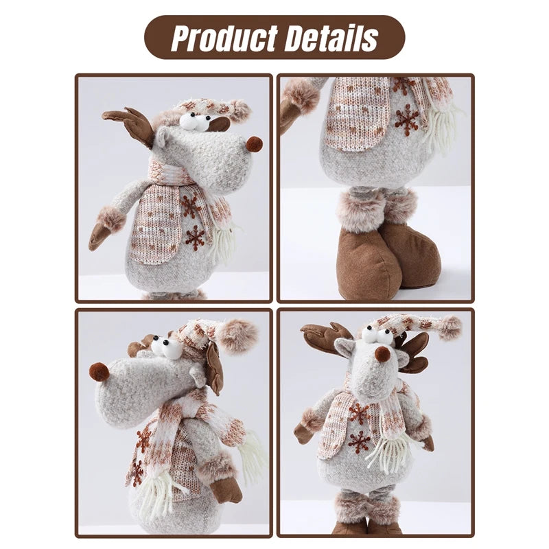 Telescopic Christmas Doll Merry Christmas Decorations For Home 2025 Christmas Ornament Xmas Navidad Noel Gifts New Year 2026