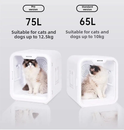 Smart Pet Dryer Cat Automatic Dryer Box Grooming Products Supplies Automatic Temperature Control Beauty Equipment Accessories
