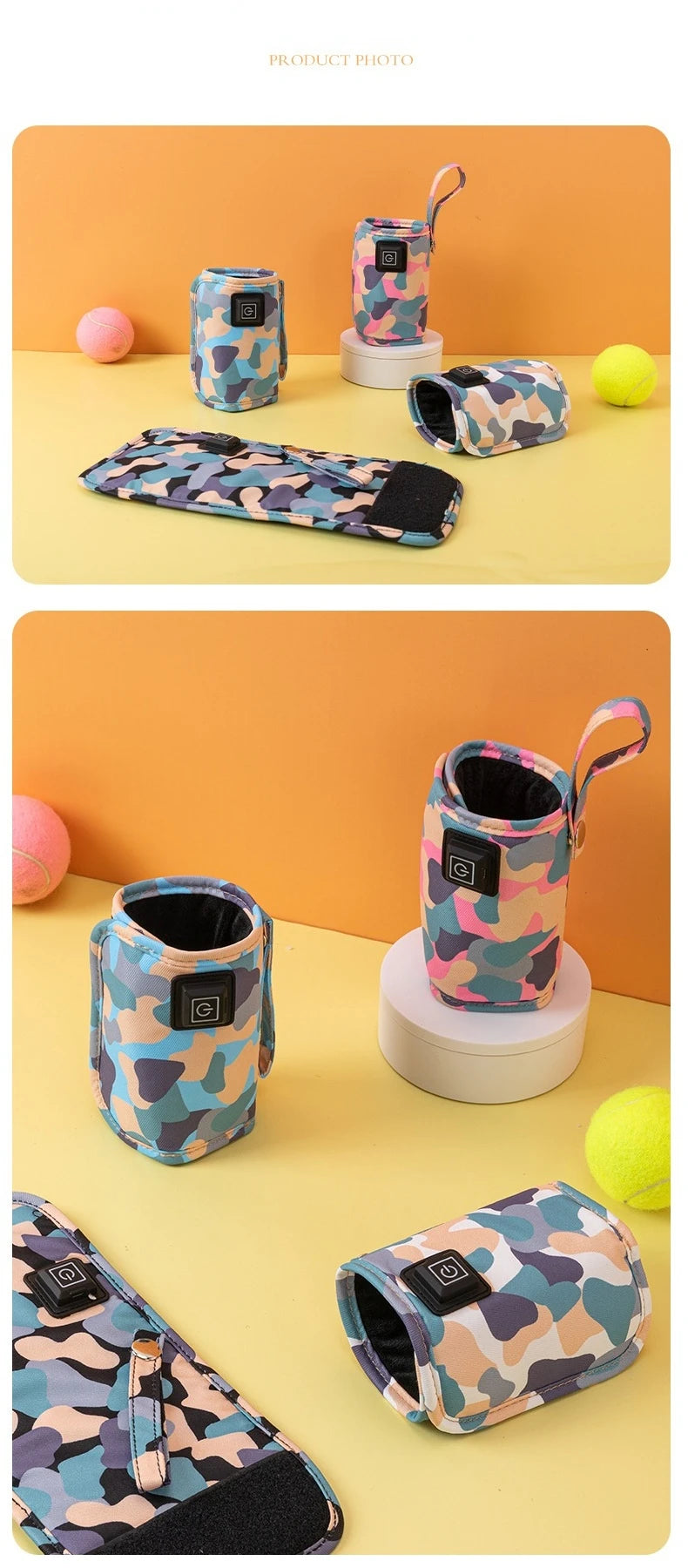 USB Milk Water Warmer Travel Stroller Insulated Bag Baby Nursing Bottle Heater Supplies for Outdoor botella de agua para niños