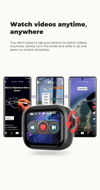 [Ultra HD Screen] HTC NE40 Earphones Bluetooth V6 TWS Sports Wireless Headphones AI Translator Earbud In-Ear Noise Reduction Mic