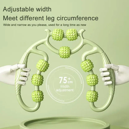 12 Rounds Of Circular Leg Slimming Muscle Stretching And Relaxation Massage Equipment, Leg Slimming Artifact, Circular Leg Clamp